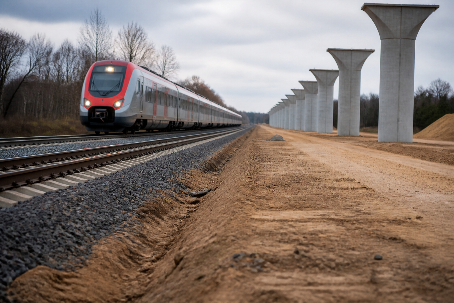Rail Baltica Bialystok-Elk: 19 Months of Tender, Three Winners, and EUR 800m of EU Funding Running Out of Calendar