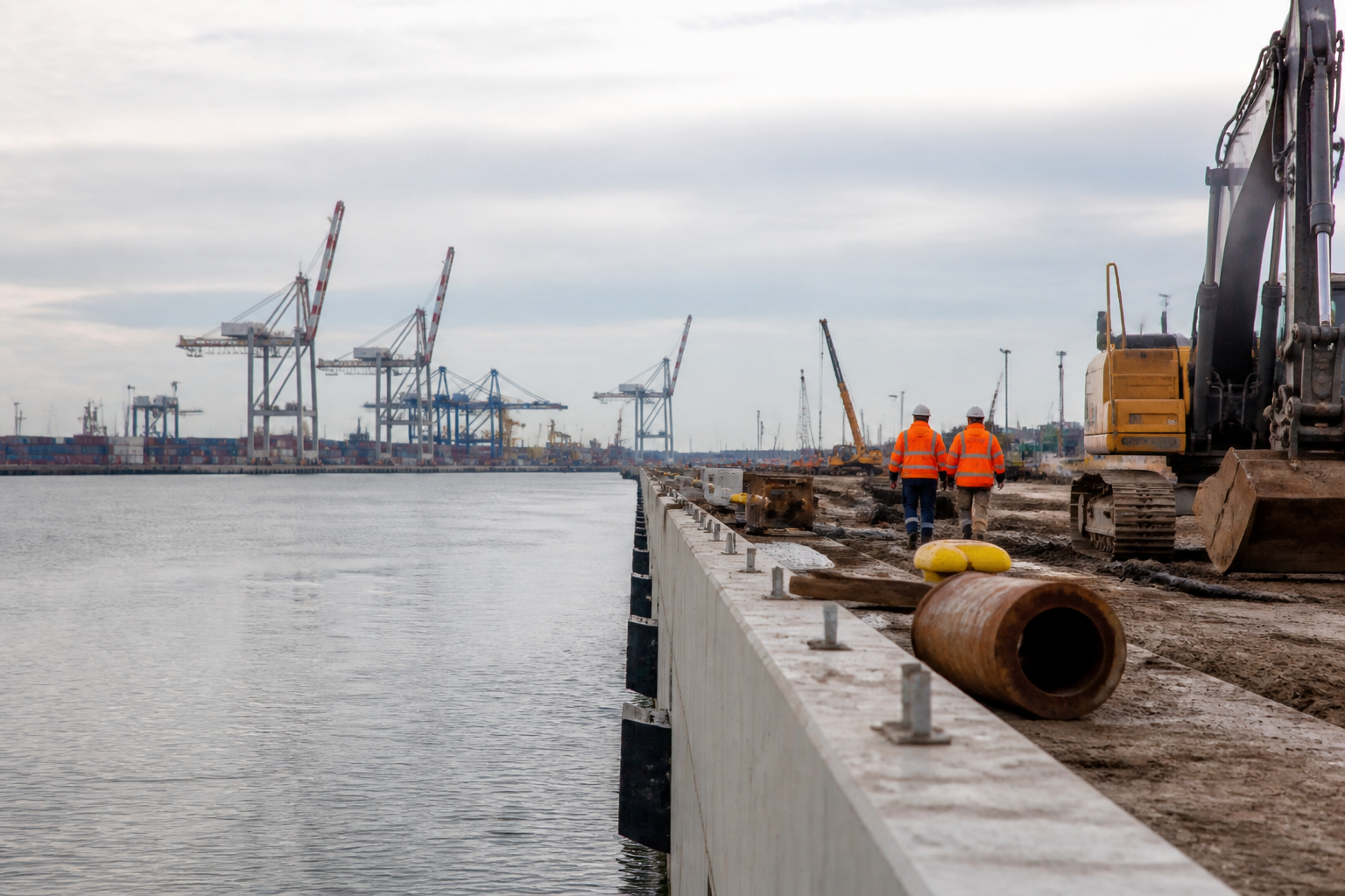 Spie batignolles Is Building Dunkirk's 1,150-Metre Quay for €132m. The Other €171m Is Where European Port Expansions Actually Fail